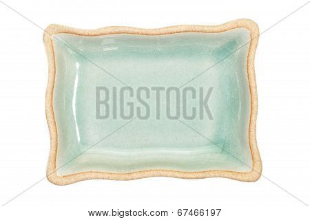 Celadon ceramic dishes