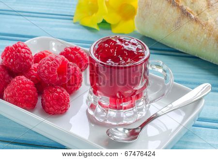 Raspberry Fresh And Jam