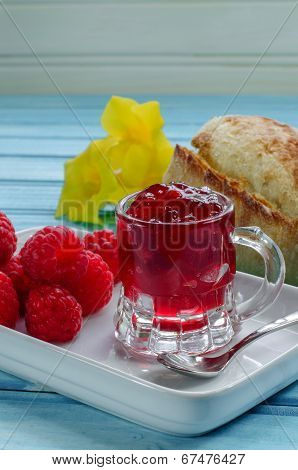 Raspberry Fresh And Jam