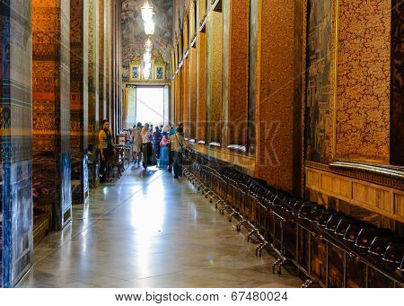 Bangkok, Thailand - May 25, 2014 :Wat Pho buddhist temple in Bangkok, Thailand
