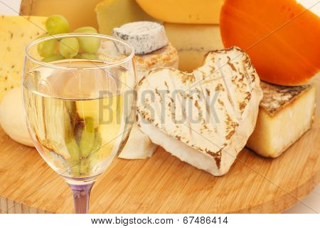 French Cheese And Wine