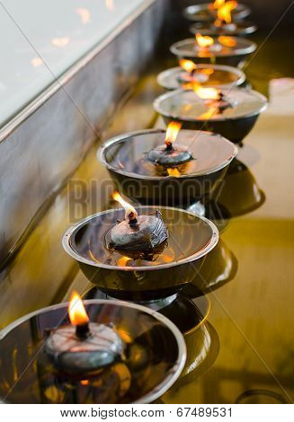 Buddish Oil Lamp