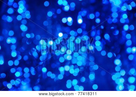 Blue Defocused Lights