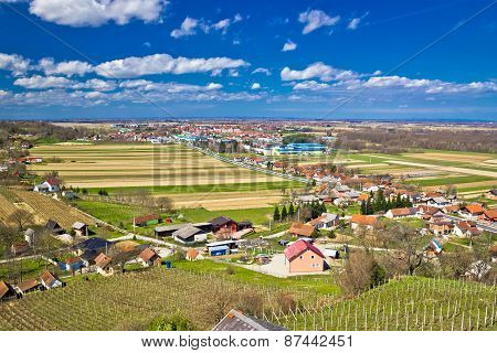 Ludbreg Vineyard Hills And Valey