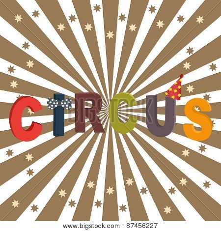 Circus poster background