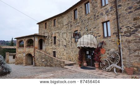 .castillo Banfi,  Old Castle N Montalcino, Italy .