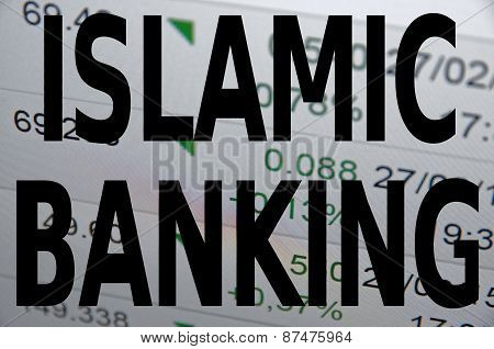 Islamic finance concept.