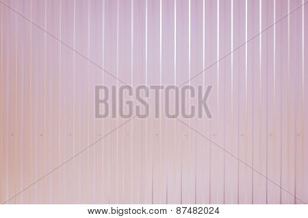 Pink toned Corrugated metal texture surface