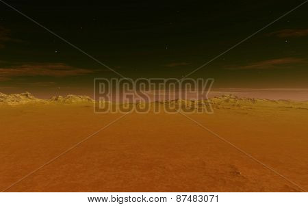 Mars Scientific illustration
