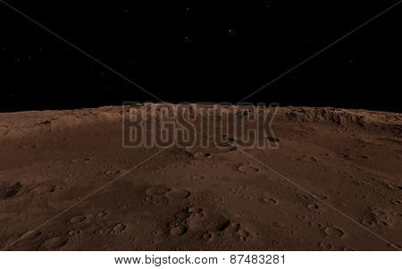 Mars Scientific illustration