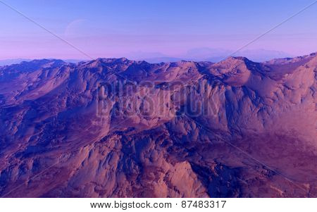Mars Scientific illustration