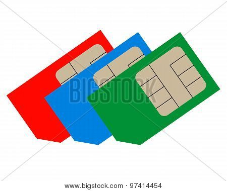 Three Sim Cards