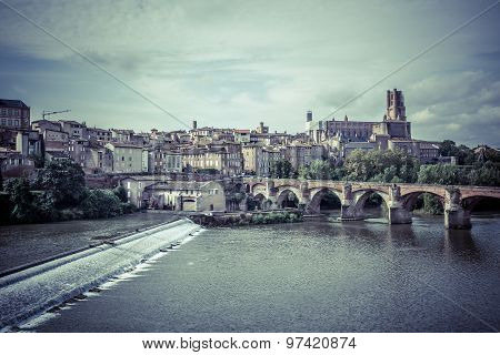 View Of The Albi, France