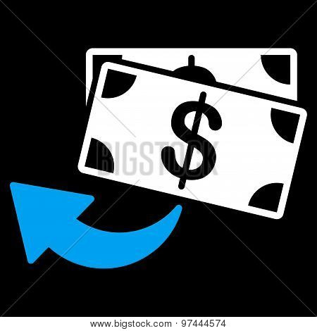 Cashback icon from Business Bicolor Set