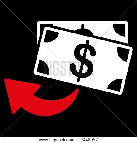 Cashback icon from Business Bicolor Set