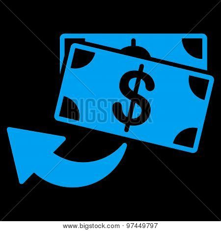 Cashback Flat Icon From Business Bicolor Set