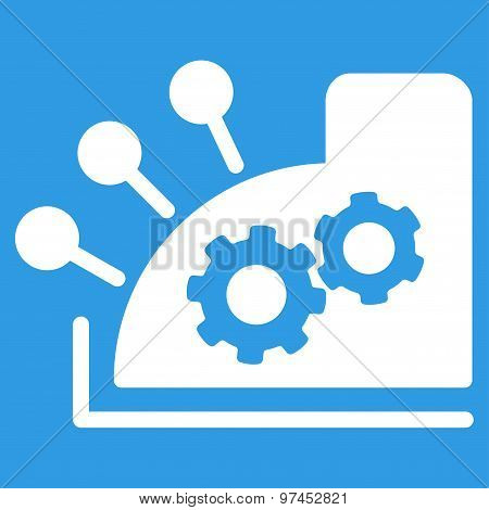 Cash register icon from Business Bicolor Set