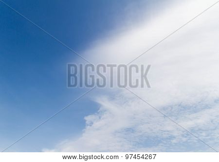 Background Blue Sky And White Coluds