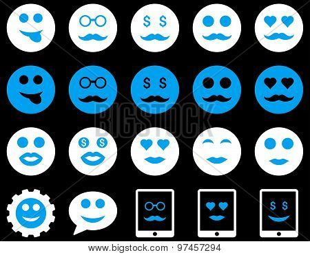 Smile and emotion icons