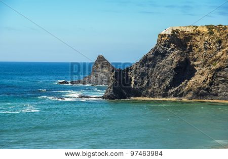 Seascape At Vila Nova De Milfontes, Portugal
