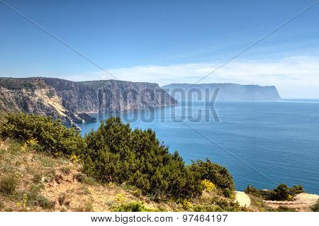 Sunny View Of The Black Sea