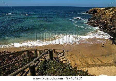 Seascape At Vila Nova De Milfontes, Portugal