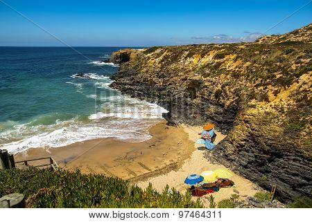 Seascape At Vila Nova De Milfontes, Portugal