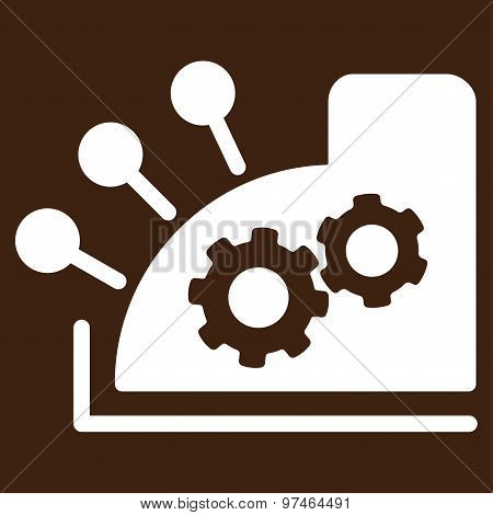 Cash register icon from Business Bicolor Set