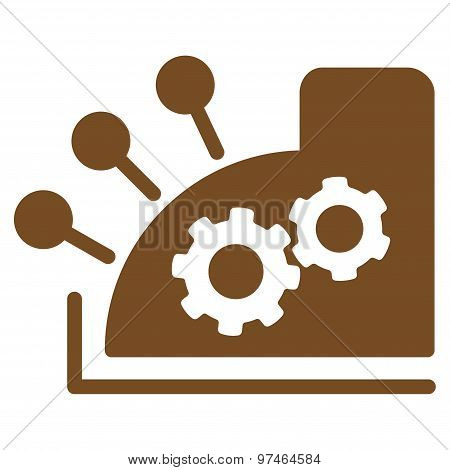 Cash register icon from Business Bicolor Set