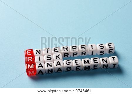 Erm Enterprise Risk Management Blue