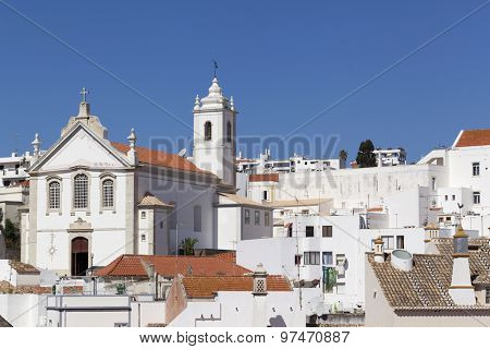Old town of Albufeira, Algarve, south of Portugal