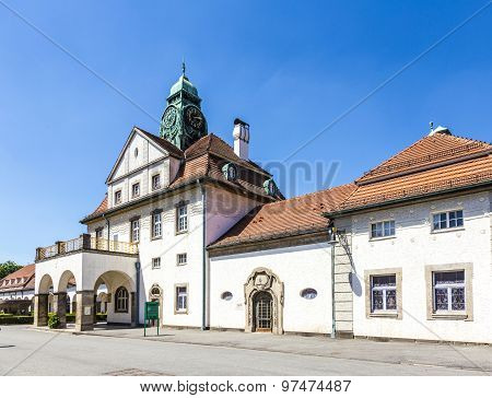 Sprudelhof In Bad Nauheim In Summer