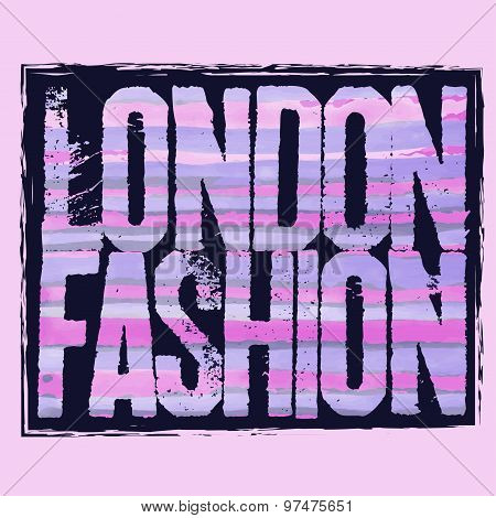 London city Typography t-shirt