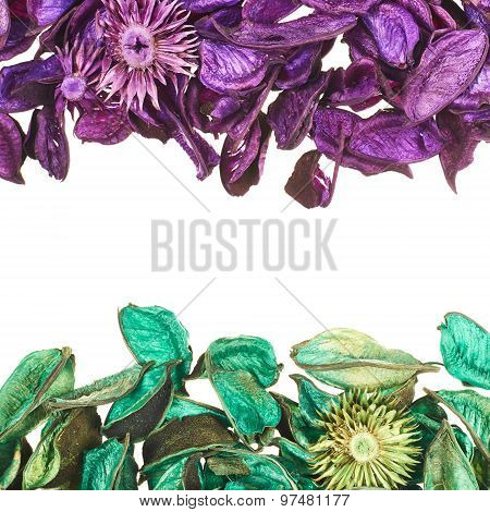 Medley potpourri copyspace composition