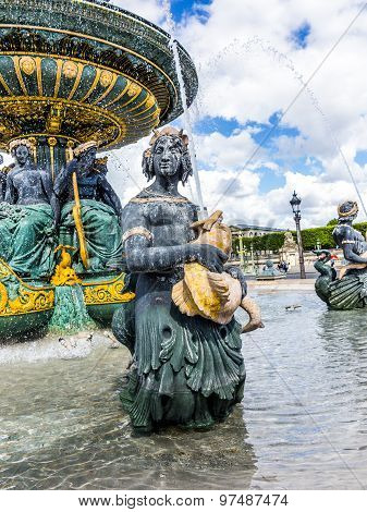 Fountain On Place Concorde