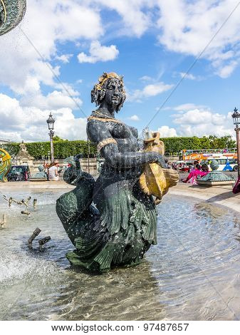 Fountain On Place Concorde