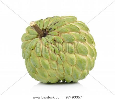 Custard Apple On White Background
