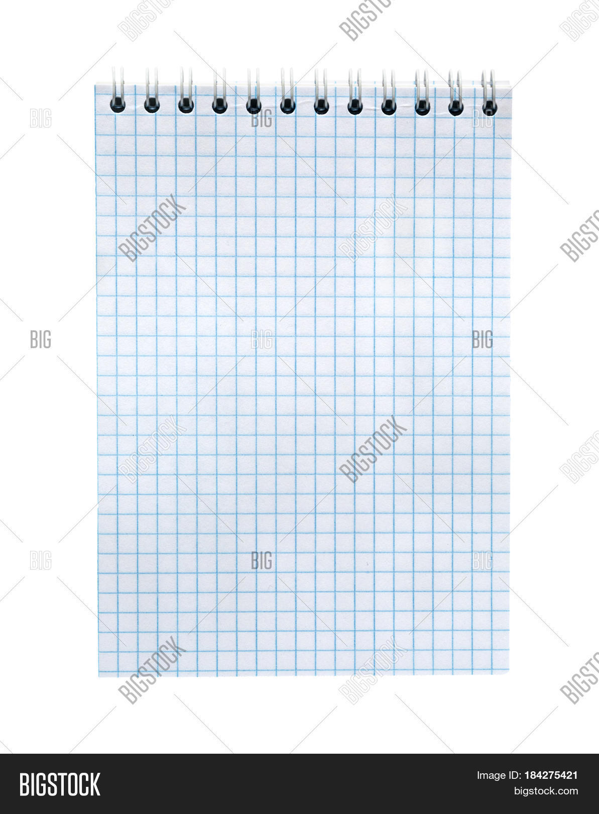 blank notebook paper image photo free trial bigstock