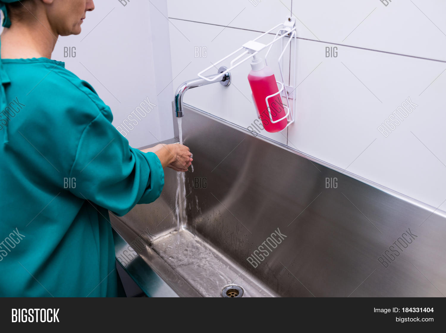 Female Surgeon Washing Image & Photo (Free Trial) Bigstock