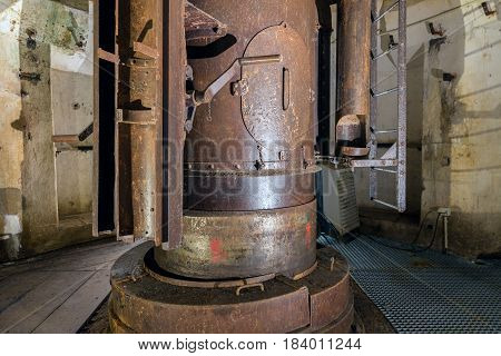 Understructure for cannon of Fort Douaumont near Verdun First World War One battlefield location