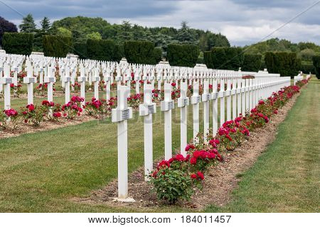 Cemetery for First World War One soldiers who died at Battle of Verdun