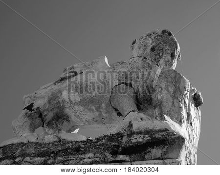 Venice statue of venetian lion saint mark