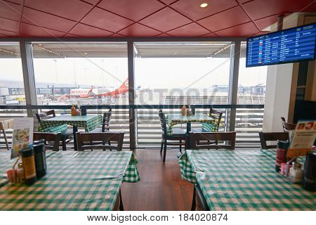 COPENHAGEN, DENMARK  - CIRCA SEPTEMBER, 2014: inside Copenhagen Airport, Kastrup.
