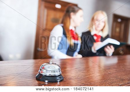 Hotel reception frontdesk workers