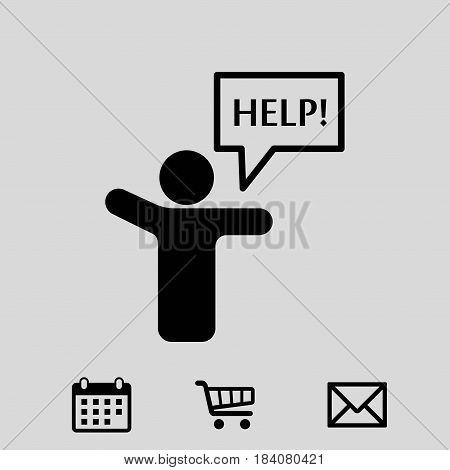 icon stock vector illustration flat design style