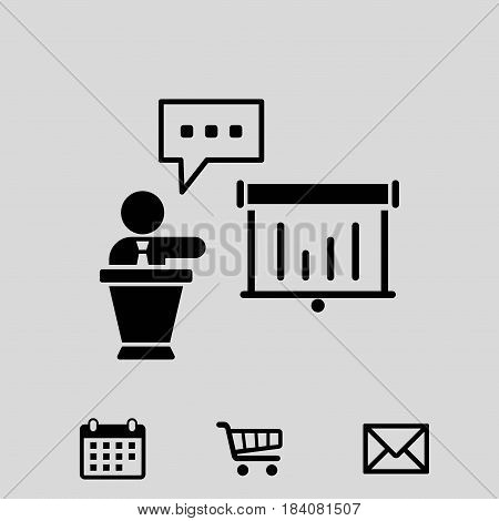 icon stock vector illustration flat design style