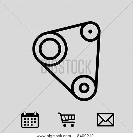 icon stock vector illustration flat design style