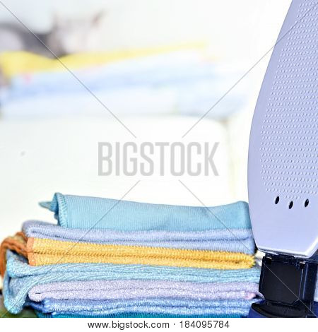 Ironing Linen With Iron