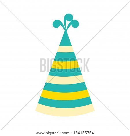 hat party to cebrate happy birthday, vector illustration