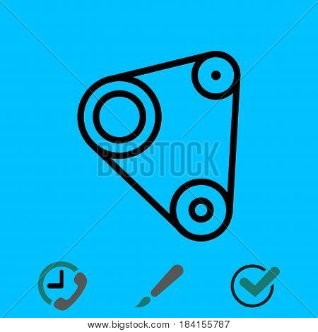icon stock vector illustration flat design style